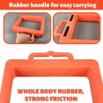thumbnail image 3 of Llanta Pallet Jack Chock ROBLOCK Heavy Duty, color naranja, 3 of 8