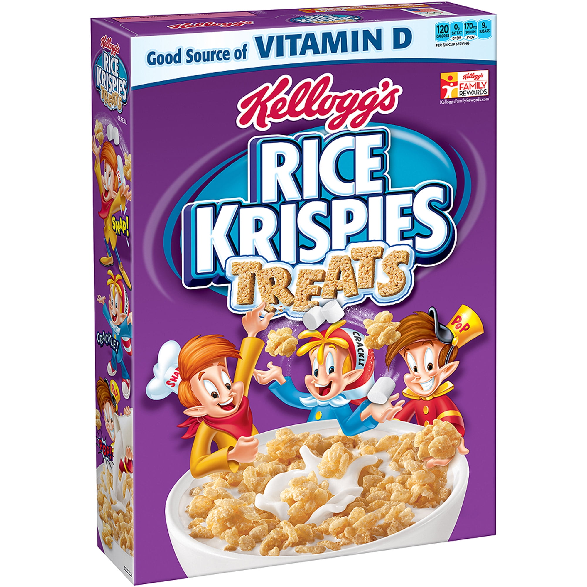 Kellogg's Frosted Krispies Toasted Rice Cereal, 12.5 Oz - Walmart.com