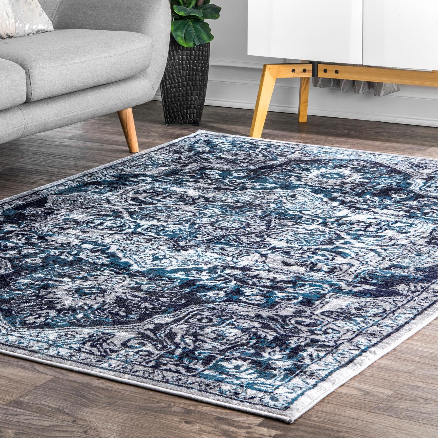 Grey nuLOOM Maryanne Medallion Area Rug 10' x 13' Grey nuLOOM Maryanne Medallion Area Rug 10' x 13'