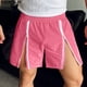 thumbnail image 2 of INCERUN 2024 Pantalones cortos de estilo coreano para hombre, pantalones cortos ligeros con diseño de cremallera, ropa de calle informal, pantalones cortos de gimnasio para caminar por la ciudad para, 2 of 5