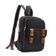 thumbnail image 1 of Mochila informal de lona para exteriores, bolso para senderismo, viajes, deportes al aire libre, trabajo, mujeres negro, 1 of 8