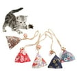 thumbnail image 1 of 5PCS Chew Toy Floral Pattern Bell Hanging Cat Bite Toy Pet Chew Toy Catnip Toy, 1 of 10