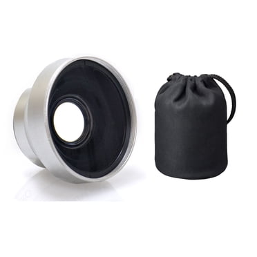 Haoge LH-LC43B 43mm Square Metal Screw-in Lens Hood With Cap