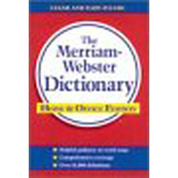 Pre-Owned The Merriam-Webster Dictionary (Paperback) 0877796068 9780877796060