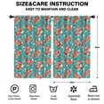 thumbnail image 2 of Blackout Kids Curtains,Pioneer Flower Floral Print Pattern Childrens Insulated Curtains Set Of 2,Bedroom Essentials,Toddler Room Decor 52"x84", 2 of 5
