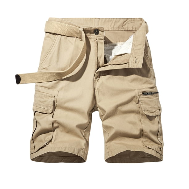 Pantalones Cortos Para Hombre Pantalones Cargo Casual Bolsillos Con Botones Con Cremallera Recortada Odeerbi ODB157570