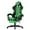Green, variant on Huracan Gaming Chair for Adults High Back Gaming Chair with Footrest & Massage Lumbar Pillow Adjustable Height Office Chair with Headrest, Ergonomic Swivel Gamer Chair,Pink