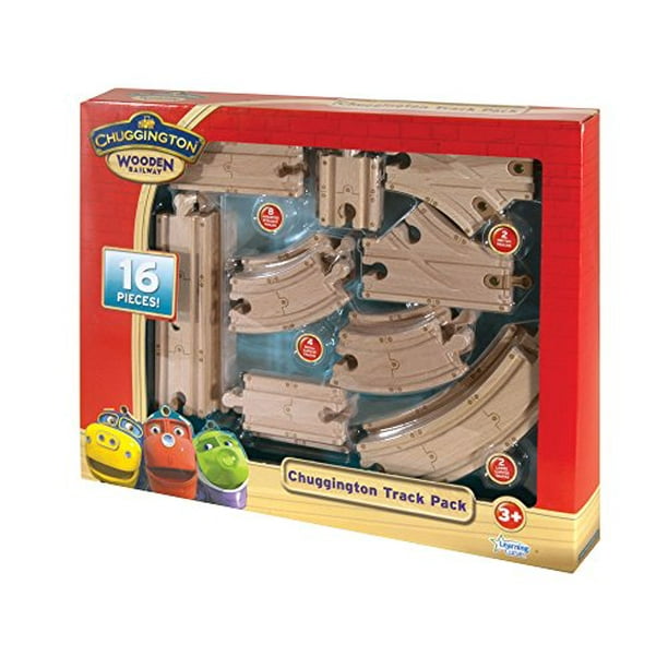 Wooden railway sales track pieces