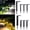 Cold White and Warm White Light, variant on Solar Pathway Lights,2 Modes(Cold White/Warm White),Bright Solar Path Lights Outdoor Waterproof,Perfect Guide Light or Deco for Sideway,Driveway,Walkway,Backyard,Garden,Lawn,Event