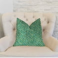 thumbnail image 2 of PBKR1910-1818-DP Plutus Coussin de Luxe Vert Mer Iota Turquoise, 18 x 18 Po., 2 of 3