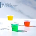 thumbnail image 4 of Galashield [50 Sets - 1 oz.] Jello Shot Cups Condiment Containers with Lids  Sauce Cups, Portion Cups, Dressing Container  Small Plastic Containers with Lids, 4 of 8
