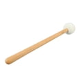 thumbnail image 2 of Baqueta de fieltro suave, mazo de batería, mazo de batería antideslizante, mazo de batería con mango de madera, durabilidad prolongada, 2 of 12