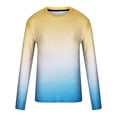thumbnail image 4 of eileial Tee Shirts Mens Men's Long Sleeve Performance Fishing Tee,White XXL, 4 of 5