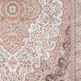 thumbnail image 5 of Contemporary Home Living 2.25' x 3.25' Medallion Rectangular Area Throw Rug - Cream and Red, 5 of 8