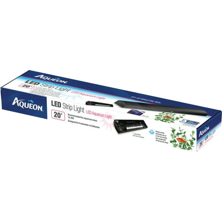 Aqueon Products-Glass-Aqueon Led Strip Light- Black 20 (Best Fish For Black Light)