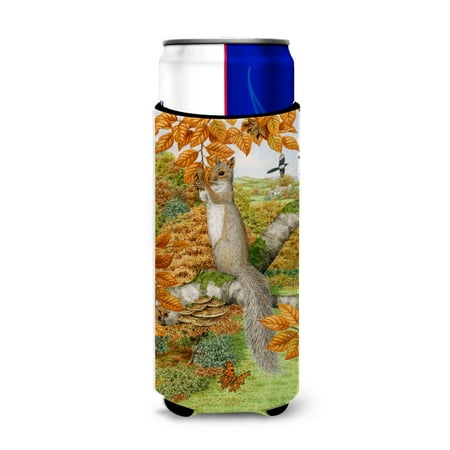 

Carolines Treasures ASA2074MUK Grey Squirrel Ultra Beverage Insulators for slim cans Slim Can multicolor