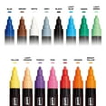 thumbnail image 5 of Uni POSCA PC-5M Water-Based Paint Markers, Reversible Medium Tip (1.8-2.5mm), Assorted Ink Colors, 15 Count, 5 of 9