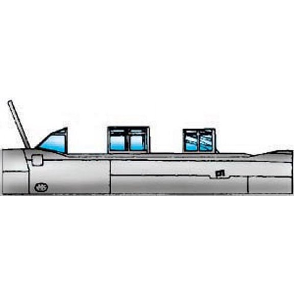 Nakajima B6N2 Jill Vacuform Canopy for Hasegawa (1/48 kit accessory)