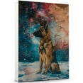 thumbnail image 3 of Belgian Malinois Dog Lying in The Snow Canvas Print Wall Art Famous Painting for Kids Nursery Bedroom Living Room Office Home, 3 of 6