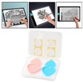 thumbnail image 2 of 2 Pieces Diamond Painting Light pads Switch Cover Pad Switch Cover Heart Shape Button Guard, 2 of 7