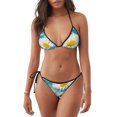 thumbnail image 1 of Balery Daisy Flowers Pijama Estampado Bikini de Dos Piezas para Mujer - Conjunto de Bikini Ajustable Sexy y Cómodo para Playa, 1 of 6