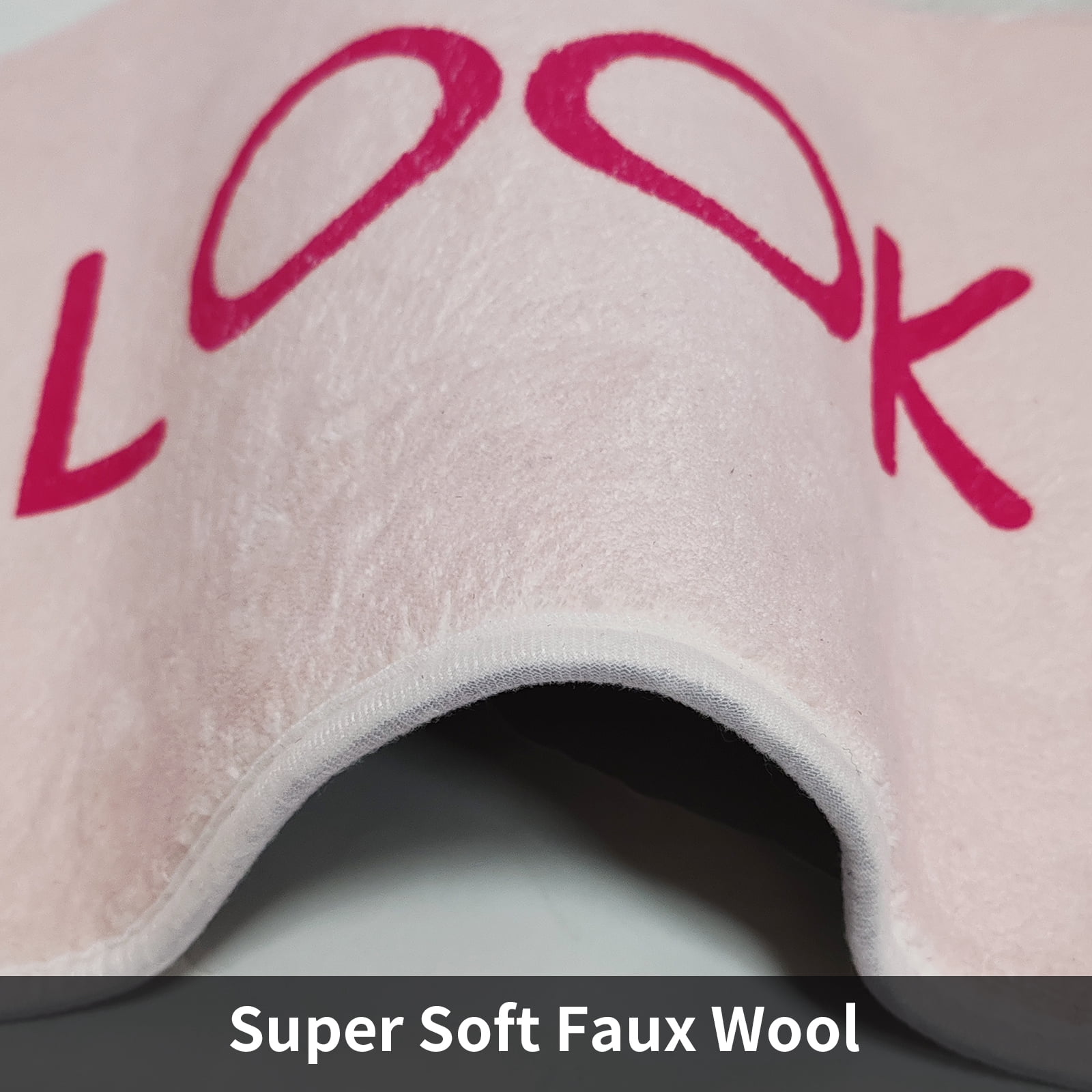 You Look Good Bath Mat Hot Pink, Cute Long Pink and White Runner Rug, Absorbent Non Slip Bathroom Mat, Funny Bathroom Decor for Bedroom Hallway Kitchen, Soft Plush Washable Shower Rug 16"×48"