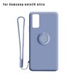 thumbnail image 1 of Funda para teléfono Funda para teléfono inteligente de TPU Funda protectora para soporte de anillo de color a prueba de golpes, Reemplazo para Note 20 Ultra, Gris AweSitey EL000683-16, 1 of 2