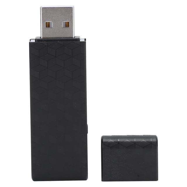 Mini grabador de audio portátil, grabador de sonido en disco U, color negro, 8 GB