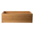 thumbnail image 3 of Pemberly Row Contemporary 33" Double Bowl Bamboo Kitchen Farm Sink, 3 of 9