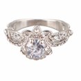 thumbnail image 1 of Exquisito ahueca hacia fuera el elegante racimo de compromiso accesorios de joyería de boda anillos apilables joyería para mujeres ANGGREK Otros, 1 of 8