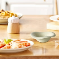 Qnjujn Dessert Bowl, Cream Style Tea Time Bowl, Versatile 6.3" Serving Dish for Fruit Salad Cereal, Elegant Cafe Tableware for Afternoon Snacks Entertaining