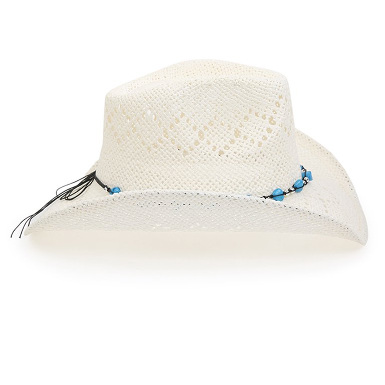 TOVOSO Western Cowgirl Hat, Straw Cowboy Hat for Women with  display picture 3