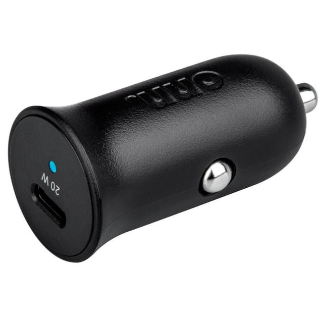 onn. Fast Charge 20 Watt USB-C Car Charger with 20W Power Delivery