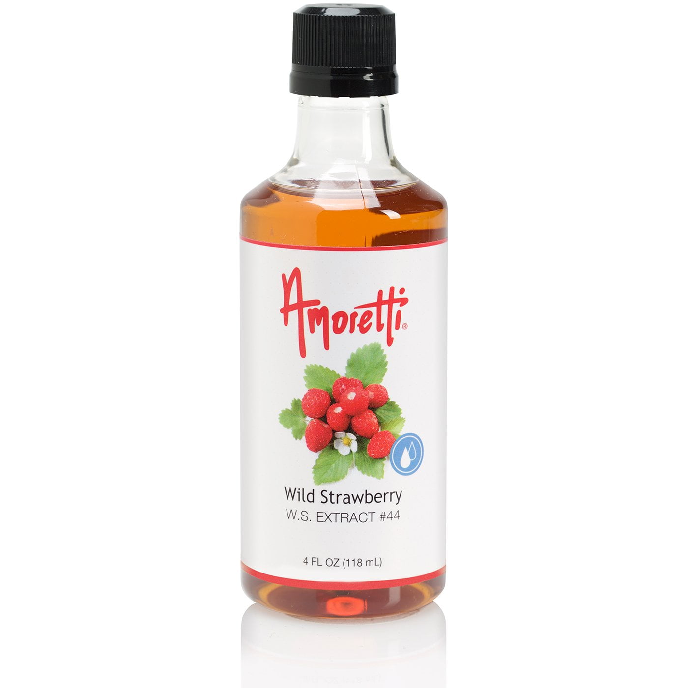 Amoretti Wild Strawberry Extract, 4.0 Ounce