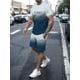 thumbnail image 2 of Ropa deportiva para hombre, traje de 2 piezas, camiseta de manga corta y pantalones cortos, informal, novedad de verano, 2024, 2 of 5