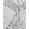 thumbnail image 4 of Phoenix Grey Geometric Acrylic Area Rugs for Living Room Jacquard Textured Modern Rugs Soft Geometric Rug for Bedroom Mid Century Washable Rug Non-Slip Bohemian Perfect for Dining Room Office, 4 of 4