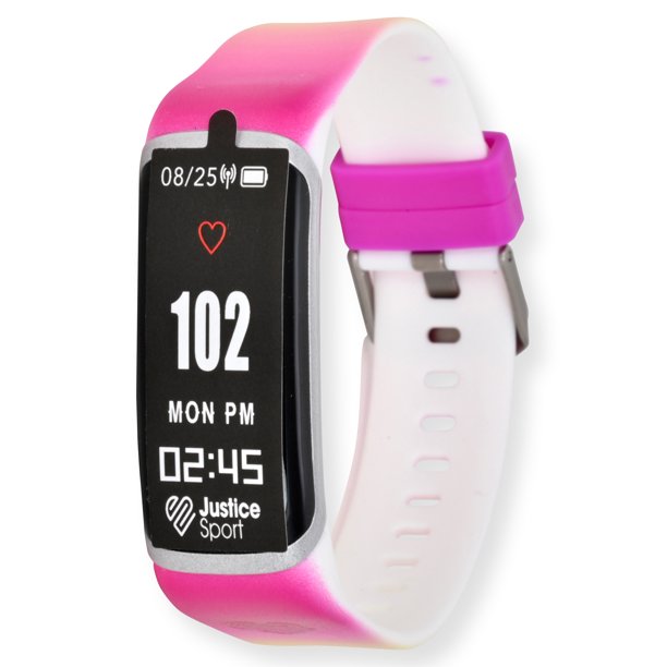 Justice Dynamic Heart Unisex Smartwatch Rainbow JSE4102WM