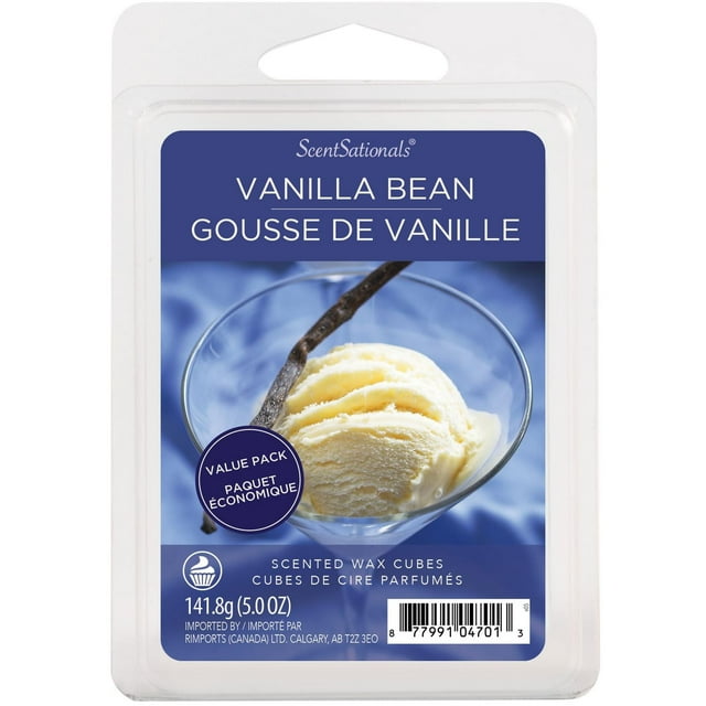 Cubes de cire parfumée ScentSationals Paquet économique - Gousse de vanille
