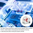 thumbnail image 5 of Uxcell Flow Indicator, Acrylic Water Cooling Monitoring Red Semicircle G1/4 for PC Water Cooling System, 5 of 5