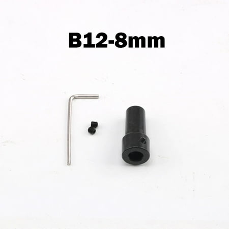 

BCLONG 5-12mm B12 Motor Shaft Sleeve Black Steel Shaft CNC Machine Convert Adapter