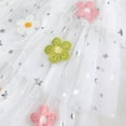 thumbnail image 5 of Toddler Baby Girl Christmas Dress Star Sequin Layered Green Tutu Dresses Pompom Cake Smash Xmas Clothes, 5 of 9