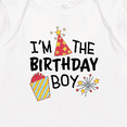 thumbnail image 3 of Inktastic I'm the Birthday Boy Baby Romper Coveralls, 3 of 4