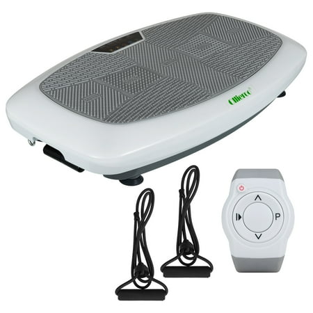 Allieroo Viberation Platform, Workout Machine, Exercise Equipment for Home, Fit Massage, Weight Balance & Body Shape Vibration Plate, Remote Control & Balance Straps Included