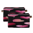 thumbnail image 2 of IAUYY Set of 2 Storage Cubes with Handles-Not Prone to Deformation Canvas Storage Baskets for Bedroom Closet Living Room Decorative Storage Baskets Illustrated Balloon, 2 of 9