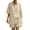 Brown, variant on Two Piece Sets for Women Trendy Button Down Collared V Neck Short Sleeve Top Shorts Suit Comfortable Women's Linen Summer Sets Oversied Casual Solid Color Vacation Outfits S