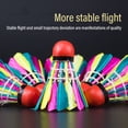 thumbnail image 2 of Colorful Feathers Jianzi Shuttlecock, Environmentally Friendly Rubber Base Training Ball For Junior Players And Amateur, Enhancing Leg Muscle Strength And Body Flexibility In Indoor Outdoor Sports, 2 of 5