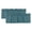 Blue, Teal, Seafoam, Turquoise, variant on 2 Pack Valances for Windows, Indigo Blue Window Valances for Living Room/Bedroom/Bathroom, Farmhouse Vintage Blue Solid Color Light Filtering Kitchen Curtain Valance Window Treatment 42"W x12" L