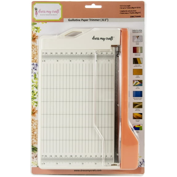 Dress My Craft Guillotine Paper Trimmer 6"X8.5"-