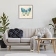 thumbnail image 2 of Stupell Industries Bright Watercolor Butterfly Animals Painting Gray Framed Art Print Wall Art, 24 x 24, 2 of 8