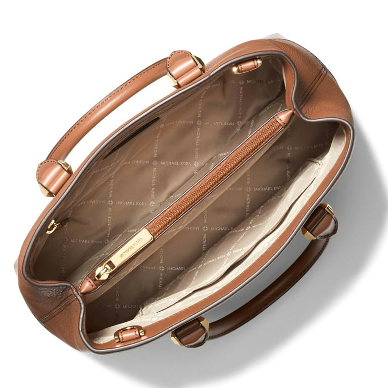 Michael Kors Women's Crosby Small Pebbled Leather Satchel Handbag